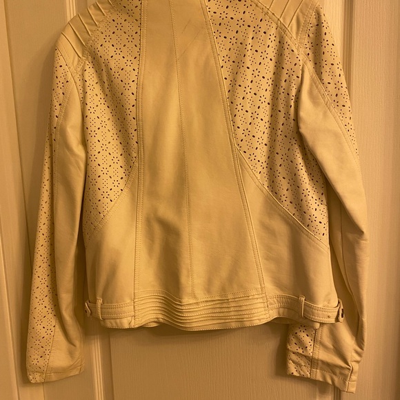 White point zero leather coat - Picture 4 of 8